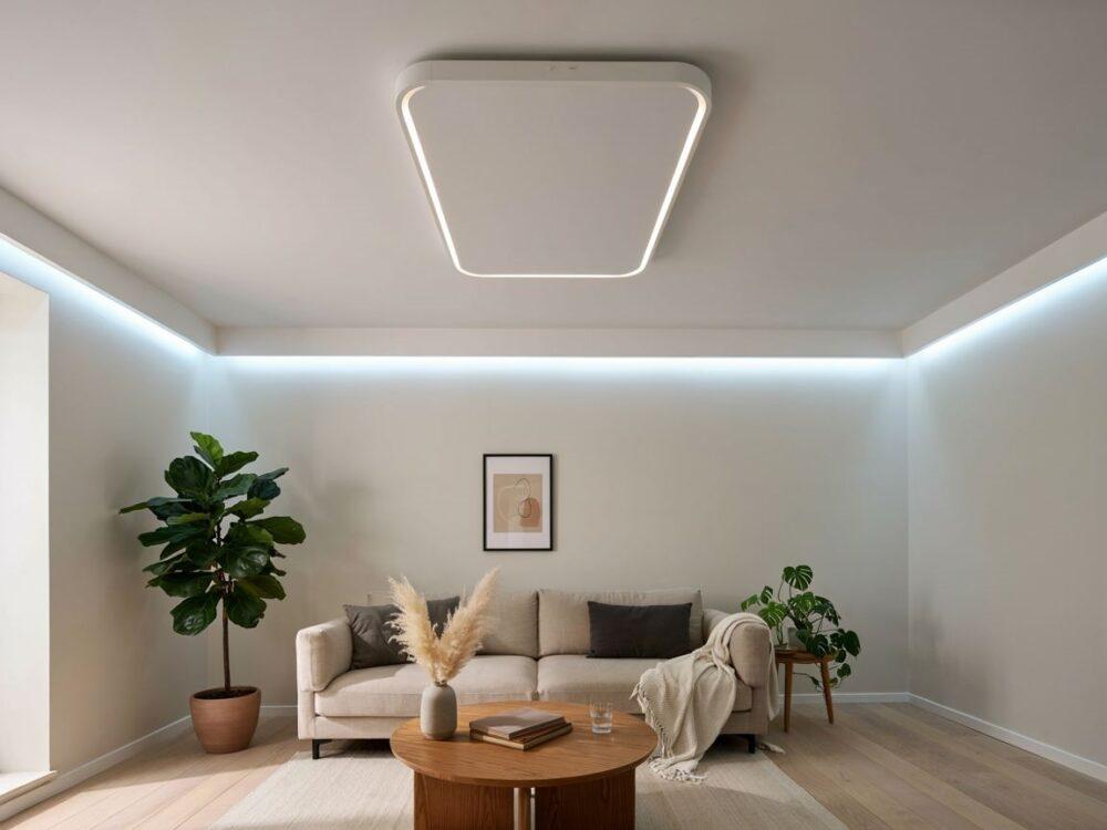 inspiracje sufitowego oświetlenia led